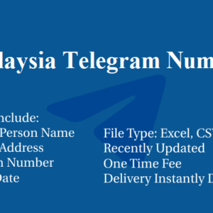 Malaysia telegram database