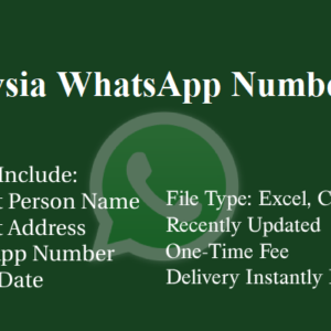 Malaysia whatsapp number database