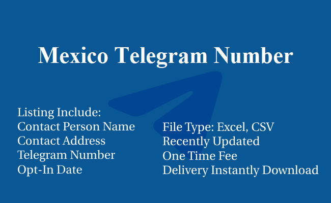Mexico Telegram Number