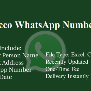 Morocco whatsapp number database