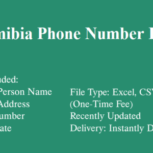 Namibia phone number database