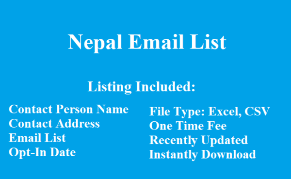 Nepal email list