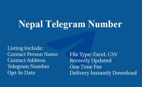 Nepal telegram database