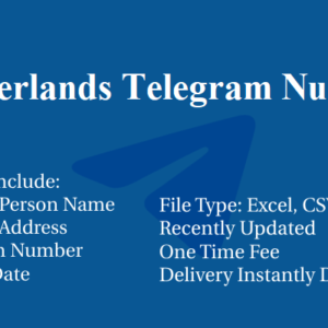 Netherlands telegram database