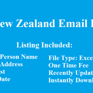 New Zealand email list