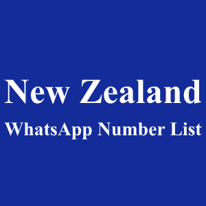 新西兰 WhatsApp 号码列表
