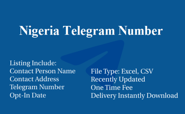 Nigeria telegram database