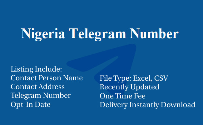 Nigeria Telegram Number