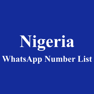 尼日利亚 WhatsApp 号码列表