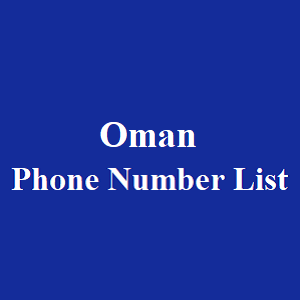 Oman Phone Number List