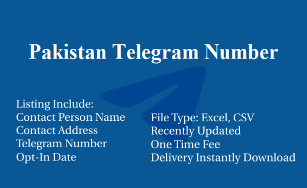 Pakistan telegram database