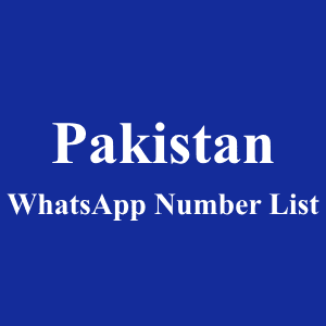 Pakistan WhatsApp Number List