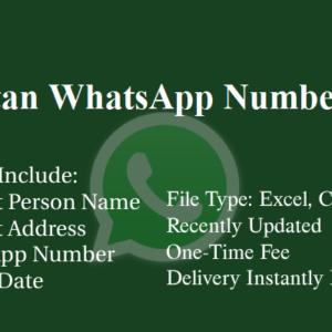 Pakistan whatsapp number database