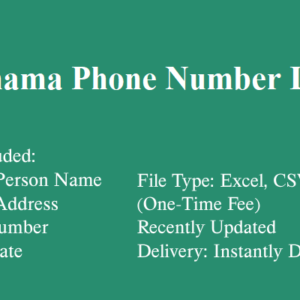 Panama phone number database