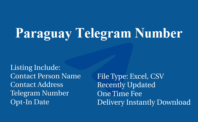 Paraguay Telegram Number