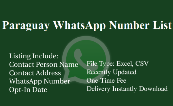 Paraguay whatsapp number database