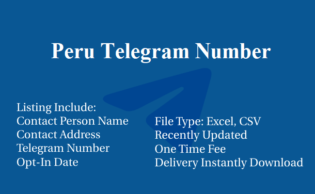 Peru Telegram Number