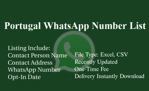 Portugal whatsapp database