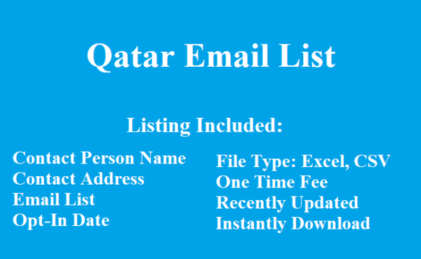 Qatar email list