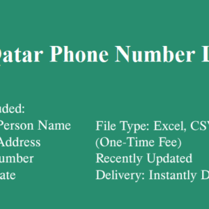 Qatar phone number database