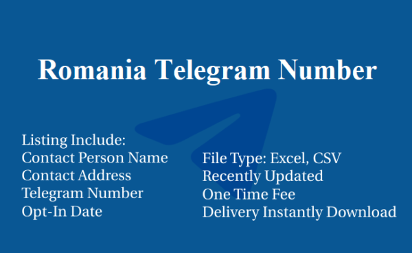 Romania telegram database