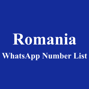 罗马尼亚 WhatsApp 号码列表