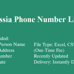 Russia phone number database