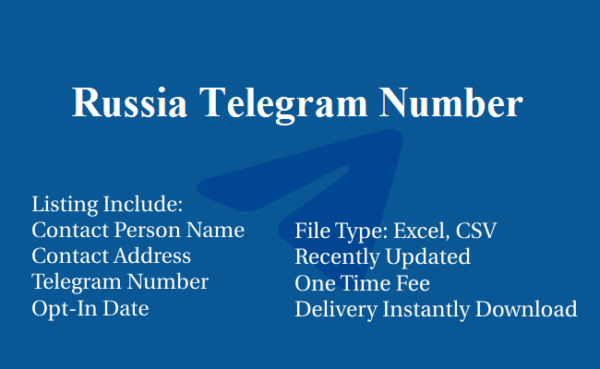 Russia telegram database