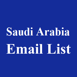 沙特阿拉伯电子邮件列表
