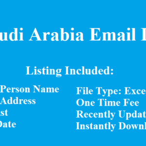 Saudi Arabia email list