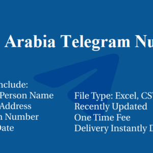 Saudi Arabia telegram database