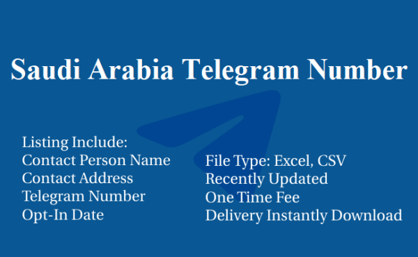 Saudi Arabia telegram database