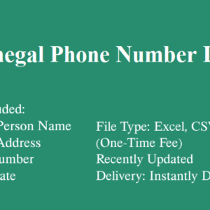 Senegal phone number database