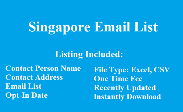 Singapore email list