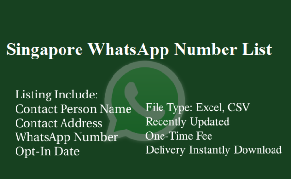 Singapore whatsapp database