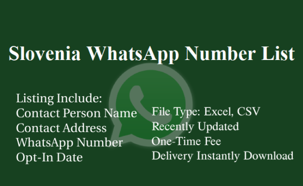 Slovenia whatsapp database