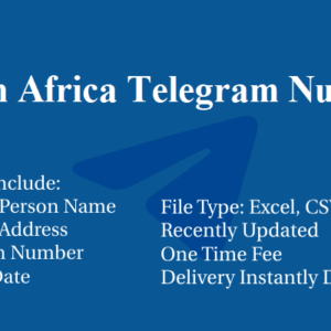 South Africa telegram database