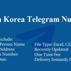 South Korea telegram database