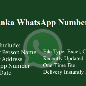 Sri Lanka whatsapp number database