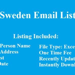 Sweden email list