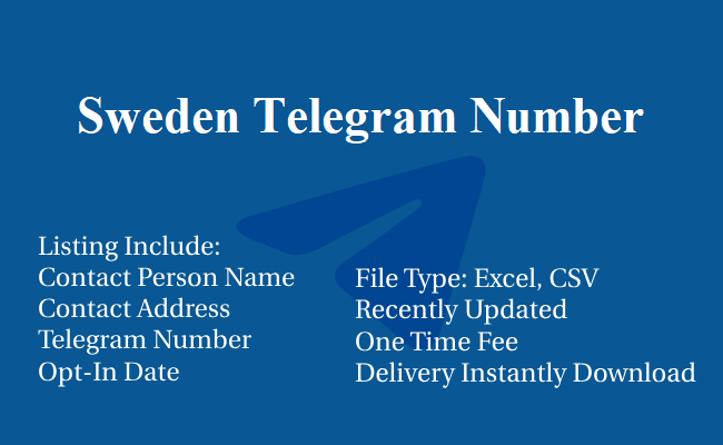 Sweden Telegram Number