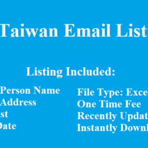 Taiwan email list