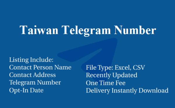 Taiwan telegram database