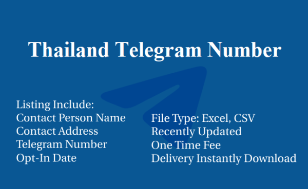 Thailand telegram database