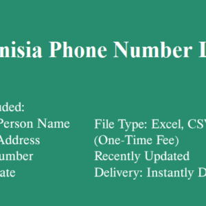 Tunisia phone number database