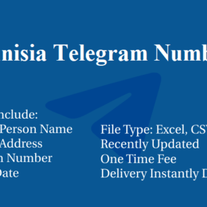 Tunisia telegram database