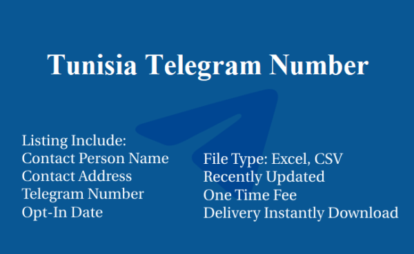 Tunisia telegram database