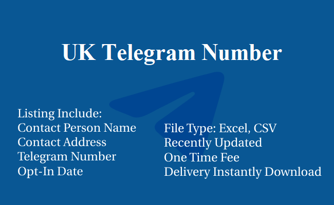 UK Telegram Number