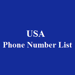 美国电话号码表