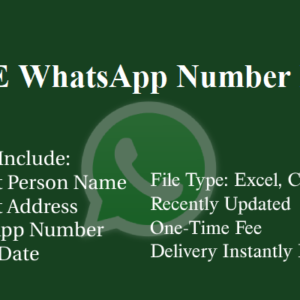 UAE whatsapp number database